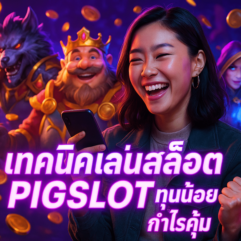 เทคนิคเล่นสล็อต PIGSLOT ทุนน้อย กำไรคุ้ม