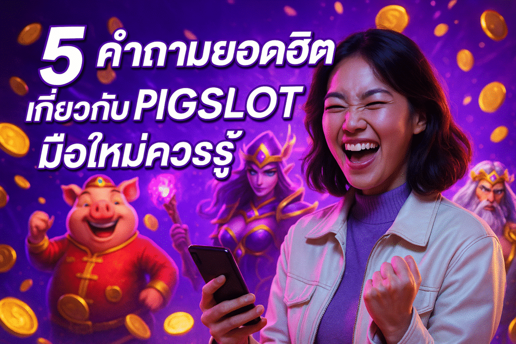 5 คำถามยอดฮิตเกี่ยวกับ PIGSLOT มือใหม่ควรรู้