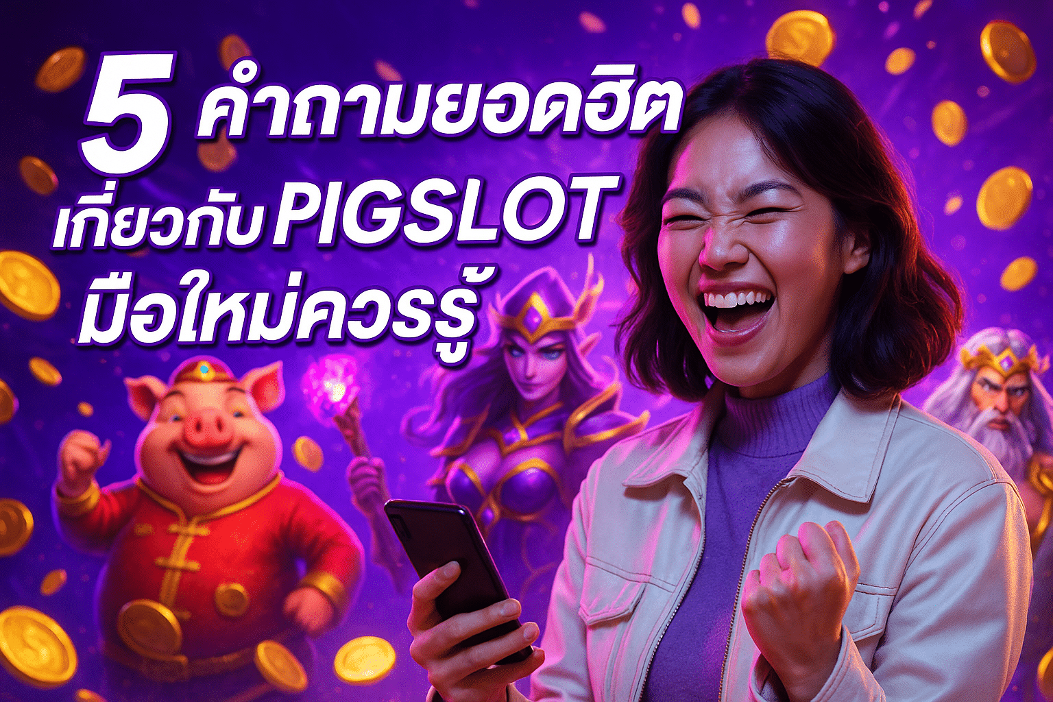 5 คำถามยอดฮิตเกี่ยวกับ PIGSLOT มือใหม่ควรรู้
