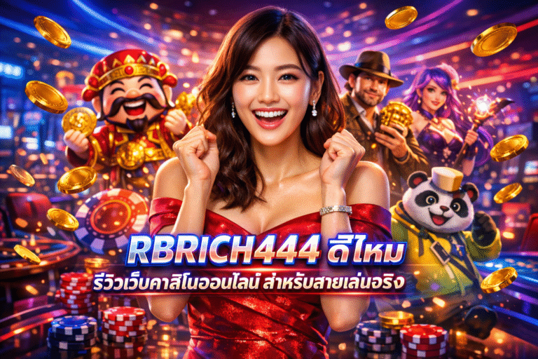 RBRICH444 ดีไหม รีวิวเว็บคาสิโนออนไลน์สำหรับสายเล่นจริง