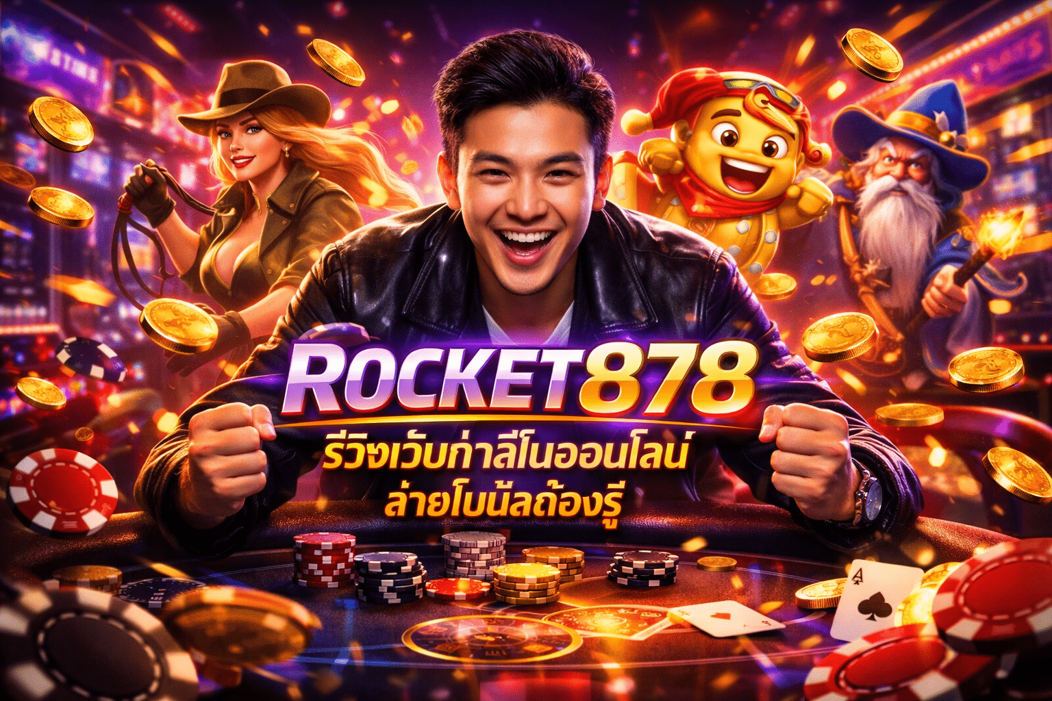 ROCKET878 รีวิวเว็บคาสิโนออนไลน์ สายโบนัสต้องรู้